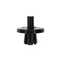 5mmx5mm Black Nylon Push-Type Motion Sensor Retainer, 12mm Head