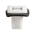 8mmx8mmx13mm White Nylon Cowl & Wheelhouse Screw Grommet with Sealer, 13mmx13mm Head