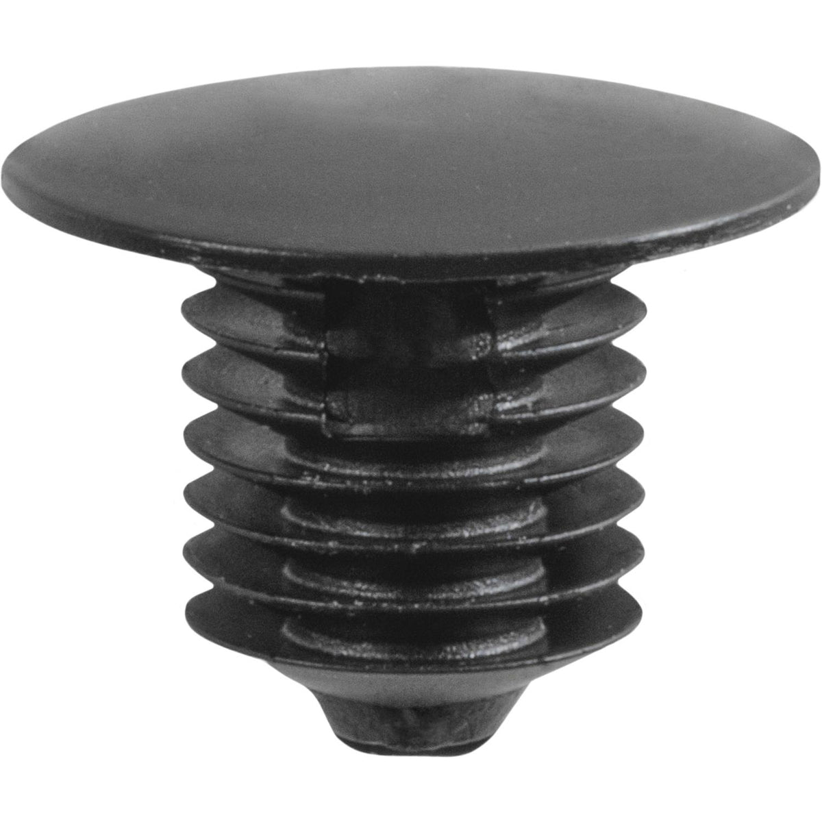 7mmx9mm Black Nylon Bumper & Mud Guard Retainer, 12.5mm Head