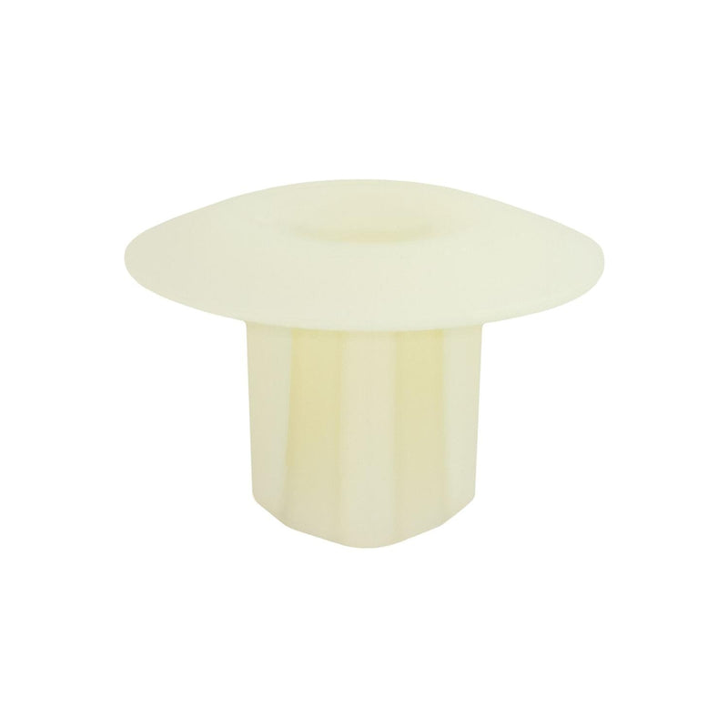 M5 White Nylon Front & Rear Door Panel Screw Grommet, 9.4mm Square Hole, 22mm Head