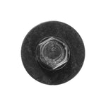 M4.2-1.41x20mm Hex Head SEMS Bumper, Grille & Fog Lamp Tapping Screw, Type BR, 17mm Washer, Black Zinc