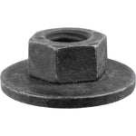 M6-1.0 Free Spinning Washer Nut Flange General Purpose, Black