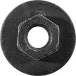 M6-1.0 Free Spinning Washer Nut Flange General Purpose, Black