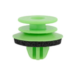 9.3mmx8.5mm Green Nylon Retainer with Sealer Interior Trunk Trim Panel, 17mm Head