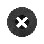 M4.2x8mm Black Nylon Bumper, Spoiler, License Mount, 14mm Head