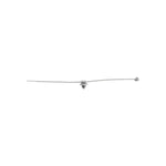 7mm (9/32")x200mm (8") Gray Nylon Cable Ties Drain Hose with Mount
