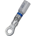 #16-14 Clear with Blue Stripe Ring Terminal Crystal Seal 16-14 Awg Stud, 16 to14 Gauge, #8