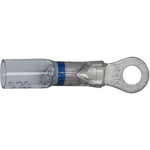 #16-14 Clear with Blue Stripe Ring Terminal Crystal Seal 16-14 Awg Stud, 16 to14 Gauge, #8
