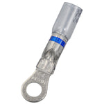 #16-14 Clear with Blue Stripe Ring Terminal Crystal Seal 16-14 Awg Stud, 16 to14 Gauge, #10