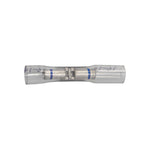 #16-14 Clear with Blue Stripe Crystal Seal Butt Connectors 16-14 Awg Window Butt Connectors, 16 to14 Gauge