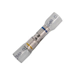 #16-14 Clear with Blue & Yellow Stripe Step-Down Butt Connector Crystal Seal Stepdown 16-14 Awg To 12-10 Awg, 16-14 to 12-10 Gauge