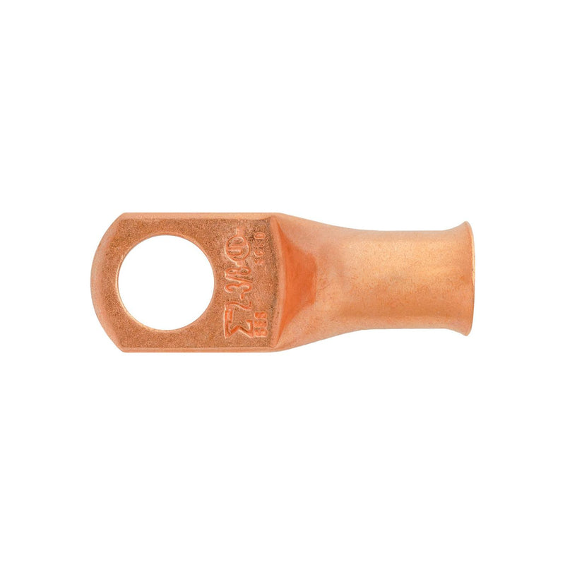 3/8" Copper Battery Cable Lugs 2 Gauge