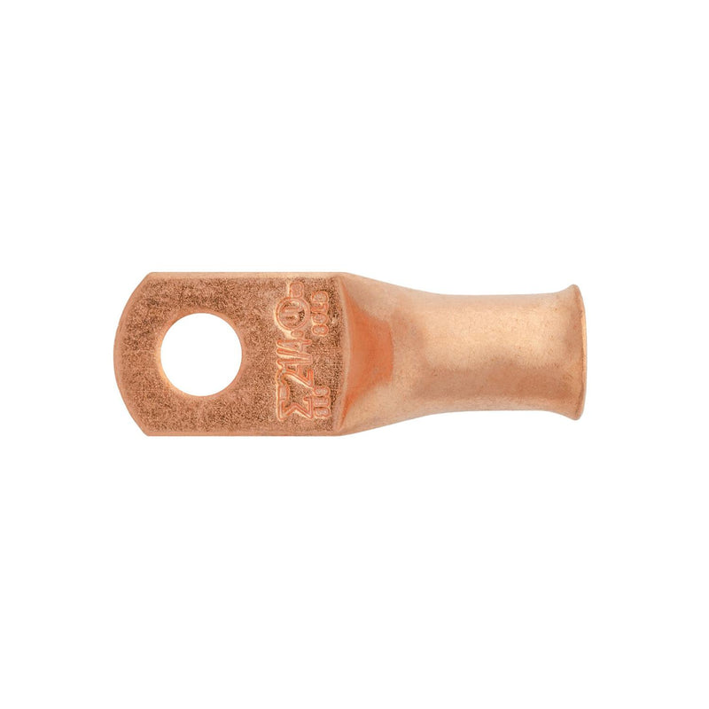 1/4" Copper Battery Cable Lugs 2 Gauge
