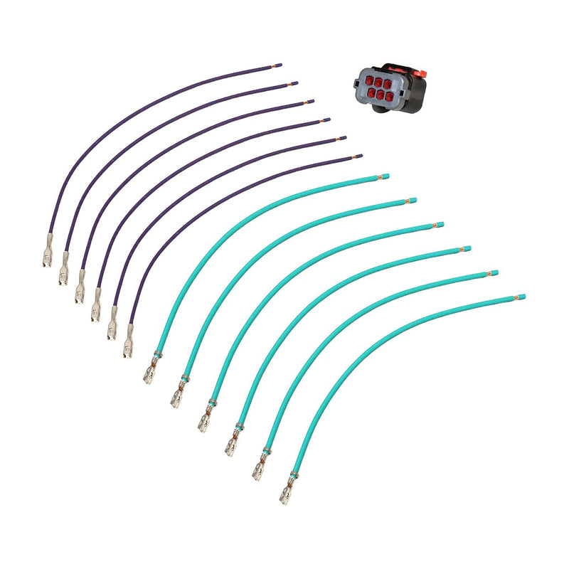 Window & Wiper Motor, Tail Lamp Harness Connector Kit, 12 & 18 Gauge