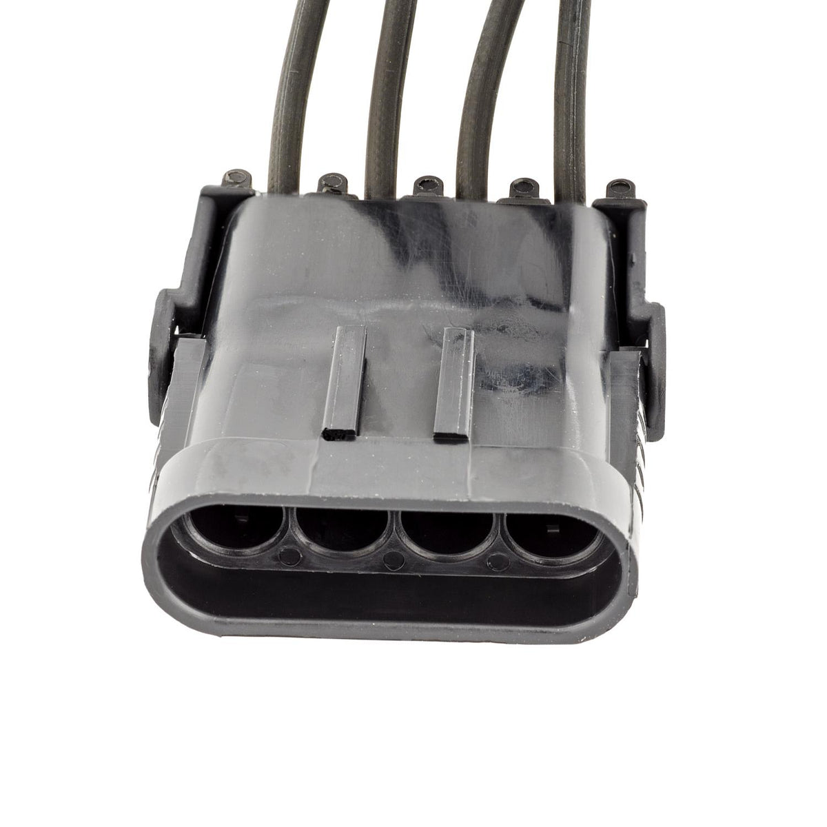 Weather Pack In-Line 4-Way Shroud Harness Connector, 16 Gauge