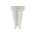 7.2mmx14mm White Nylon Cowl Vent Nut, 9.5mmx9.5mm Head
