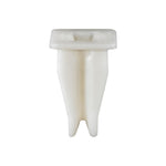 7.2mmx14mm White Nylon Cowl Vent Nut, 9.5mmx9.5mm Head
