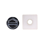 #14x3/4" Slotted Hex Head Flange Washer License Plate Screw & Nut Kit, Type A/AB, 1/2" Washer, Zinc, 0.625" Head Size