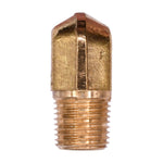 1/8" Brass Sae 45 Degree Flare Male Adapter Elbow Npt Threads, 5/16"
