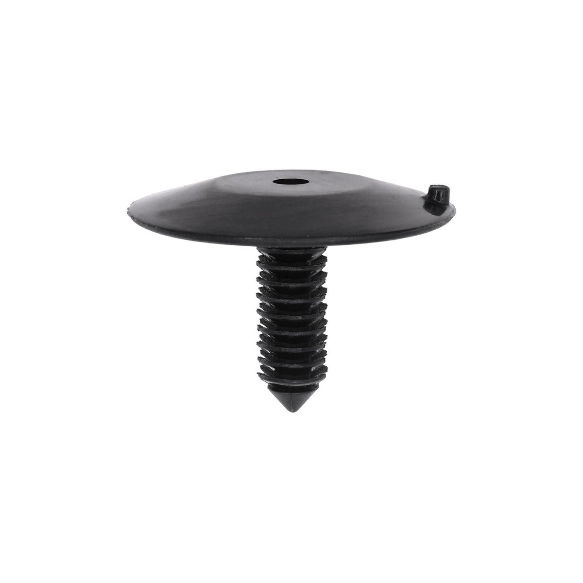 1/4"x15/16" Black Nylon Single Head Hood Insulation Christmas Tree Retainer, 1-3/8" Head