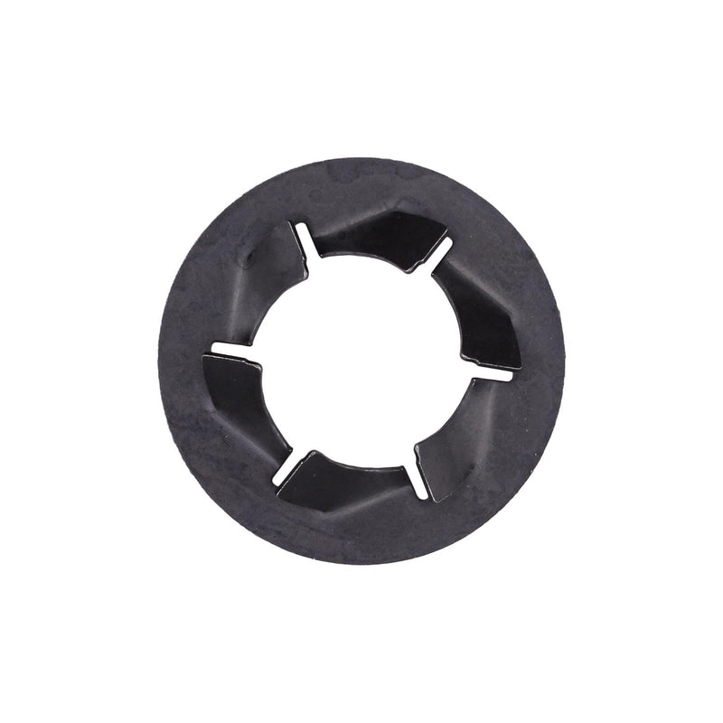 M14-2.0 Black Metric Pushnut Bolt Retainer For Threaded Fasteners, Phosphate