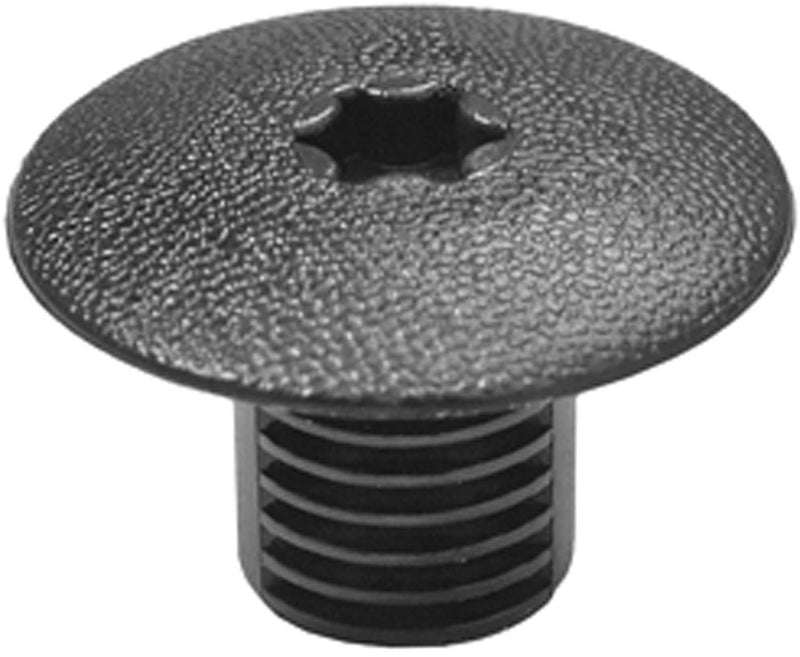 Black Nylon Cowl Top Stud Retainer Cover, 13/16" Head