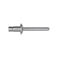 1/4" Monobolt Rivet Steel, 1/16"-5/32" Grip, Yellow Zinc Dichromate