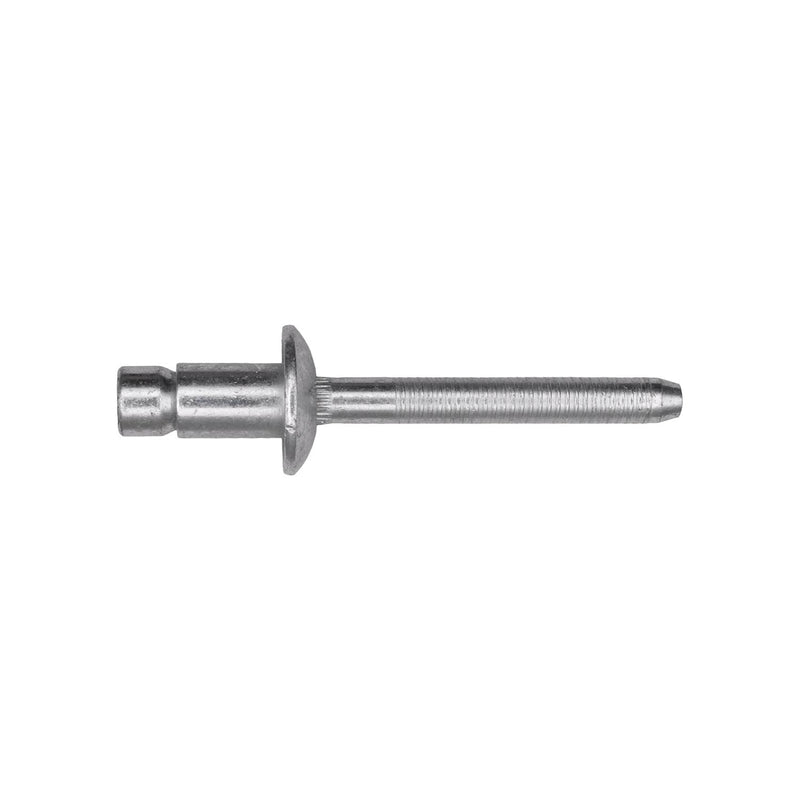 1/4" Monobolt Rivet Steel, 1/16"-5/32" Grip, Yellow Zinc Dichromate