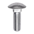 1/2"-13x1-1/2" Round Head Rd Bumper Bolt withStainless Steel Cap, Zinc