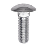1/2"-13x1-1/2" Round Head Rd Bumper Bolt withStainless Steel Cap, Zinc