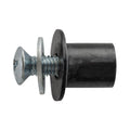M6-1.0 Neoprene Rubber Nut, Washer & Screw Anchor Kit, Panel 0.015-0.094"