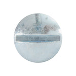 1/4"-20x5/8" Slotted Truss Head License Plate Screw, Zinc