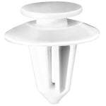 8mmx16mm White Nylon Double Head Interior Panel Trim Christmas Tree Retainer, 20mm Head