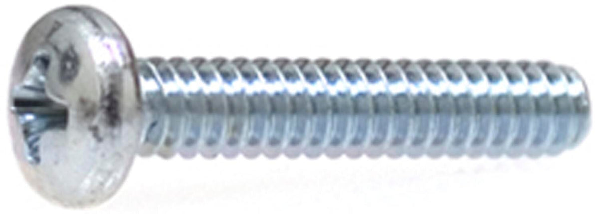 6mmx16mm Phillips Pan Head Metric Machine Screw, Zinc