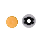 9mmx26mm Yellow & White Nylon Retainer & Grommet Set Door Panel, 19.5mm Head
