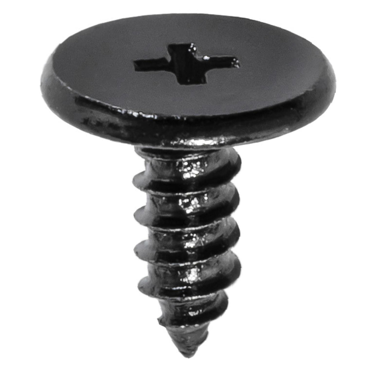 #10-16x1/2" Phillips Truss Head Boot Well & Weatherstrip Rail Screw, Type A, Zinc