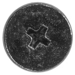 #10-16x1/2" Phillips Truss Head Boot Well & Weatherstrip Rail Screw, Type A, Zinc