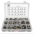 Assortment Kit #585 (465Pcs.) Stainless Steel Hex Cap Screws, Hex Nuts, Flat Washers & Lock Washers