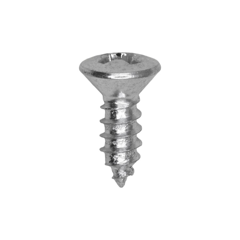 #8x1/2" Phillips Oval Head Tapping Screw, Type A/AB, Zinc, Standard