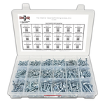Assortment Kit #591 (746Pcs.) Hex Washer Head Drill Screw Kit - Zinc Plated