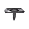 1/4"x23/32" Black Nylon Single Head Hood Insulation Christmas Tree Retainer, 1-1/2" Head