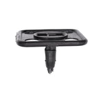1/4"x23/32" Black Nylon Single Head Hood Insulation Christmas Tree Retainer, 1-1/2" Head