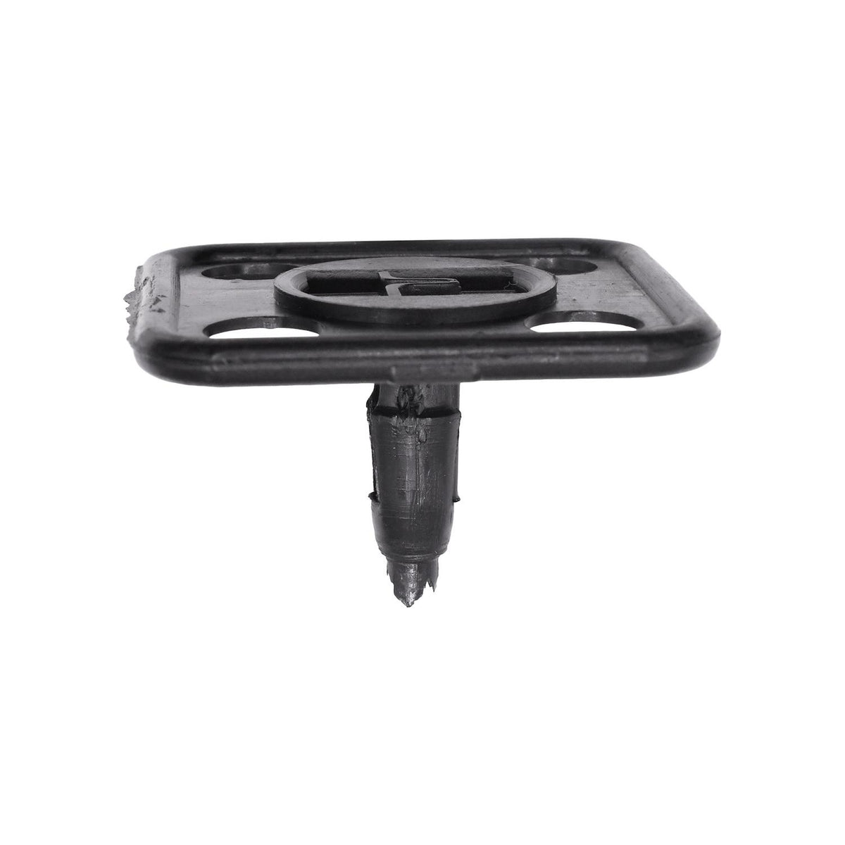 1/4"x23/32" Black Nylon Single Head Hood Insulation Christmas Tree Retainer, 1-1/2" Head