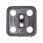 1/4"x23/32" Black Nylon Single Head Hood Insulation Christmas Tree Retainer, 1-1/2" Head