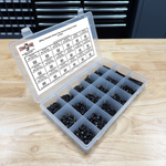 Assortment Kit #595 (716Pcs.)  Small Alloy Socket Head Cap Screws Black Oxide #6 #8 #10