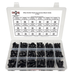 Assortment Kit #596 (239Pcs.)  Alloy Socket Head Cap Screws Black Oxide 1/4 5/16 3/8
