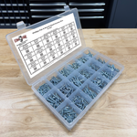Assortment Kit #597 (761Pcs.) Phillips Flat & Round Wood Screws Zinc