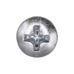#8x3/4" Phillips Oval Head Tapping Screw, Type A/AB, Zinc, Standard