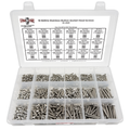 Assortment Kit #609 (716Pcs.)  Small Inch 18-8 Stainless Steel Button Socket Cap Screws #6 #8 #10