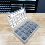 Assortment Kit #613 (716Pcs.)  Small Inch 18-8 Stainless Steel Flat Socket Cap Screws #6 #8 #10